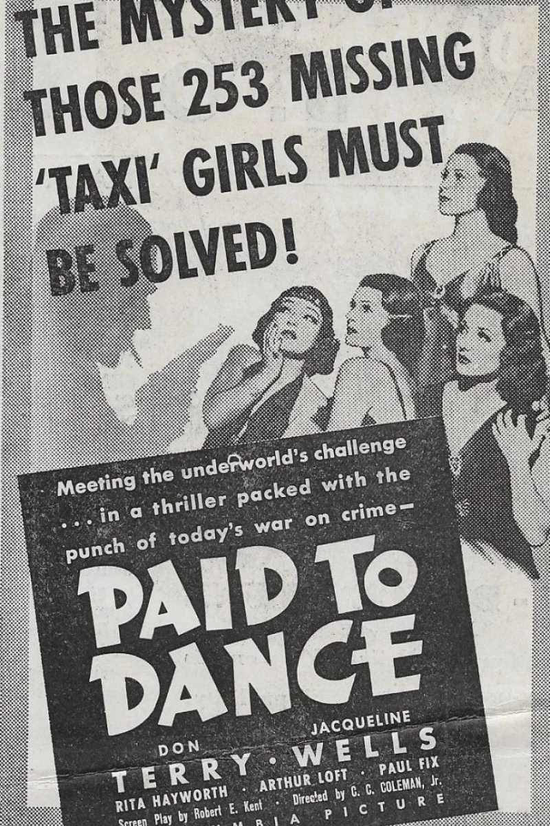 Paid to Dance Poster
